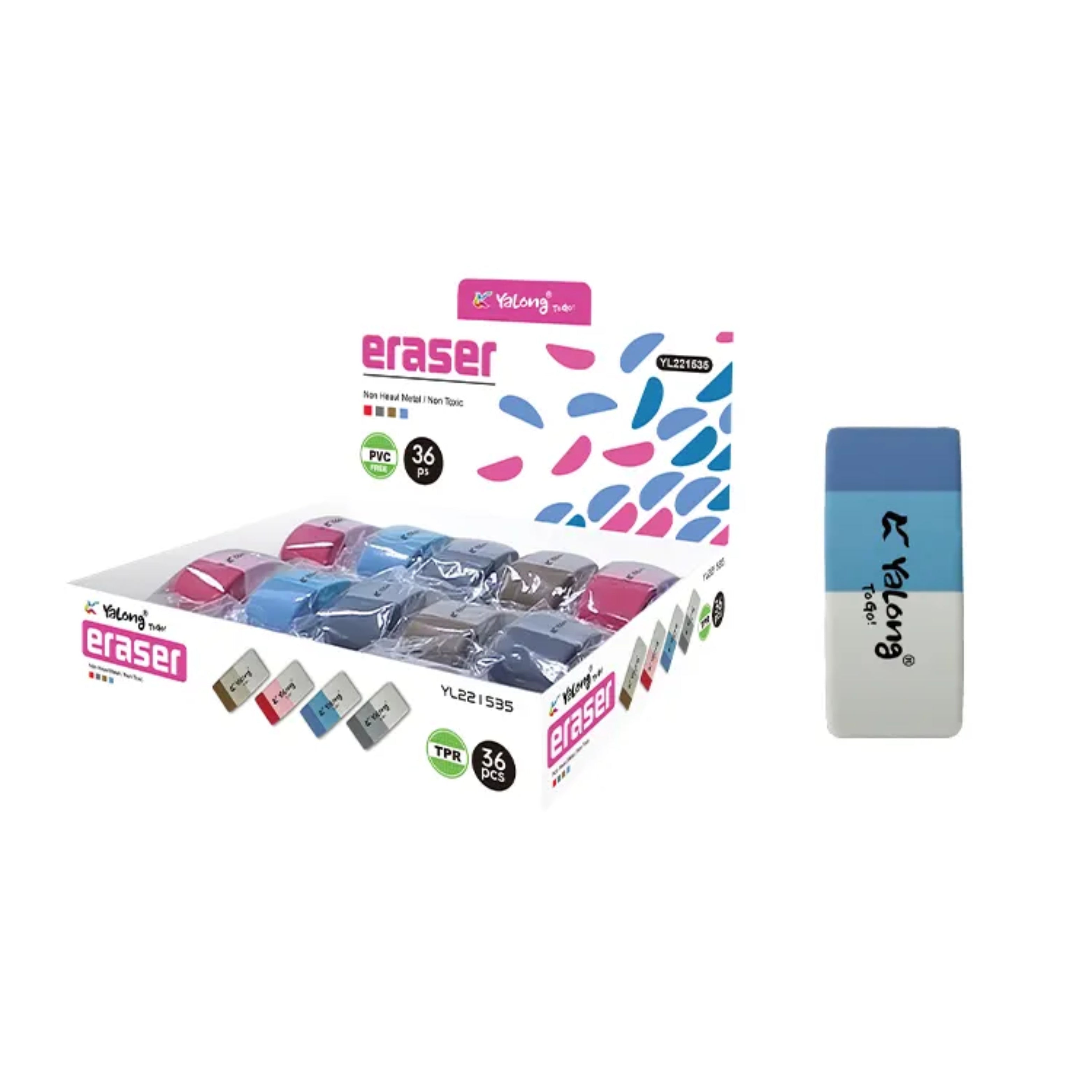 Fancy Eraser Yalong 1pc Y-221535