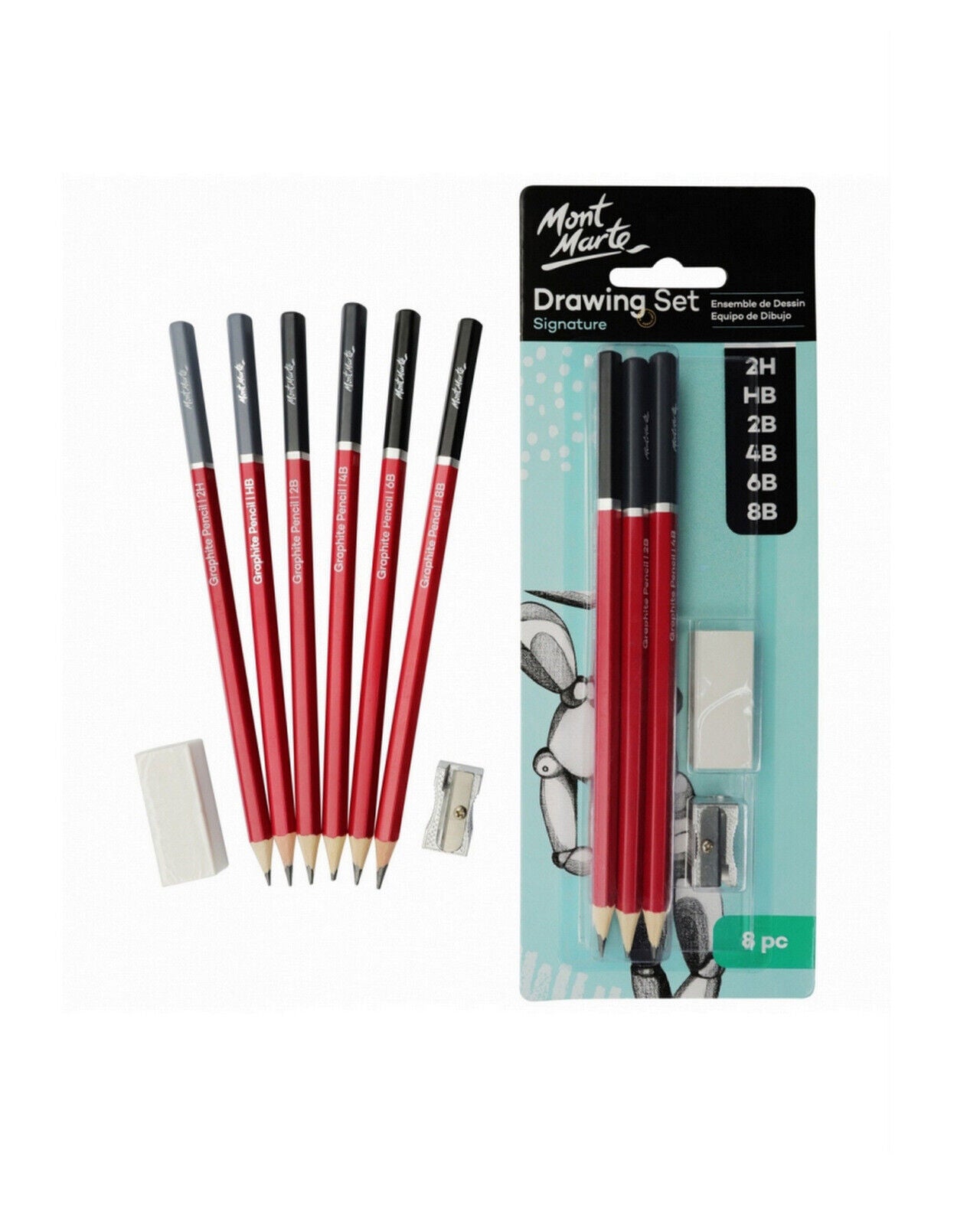 Mont Marte Signature Drawing Set 8pc