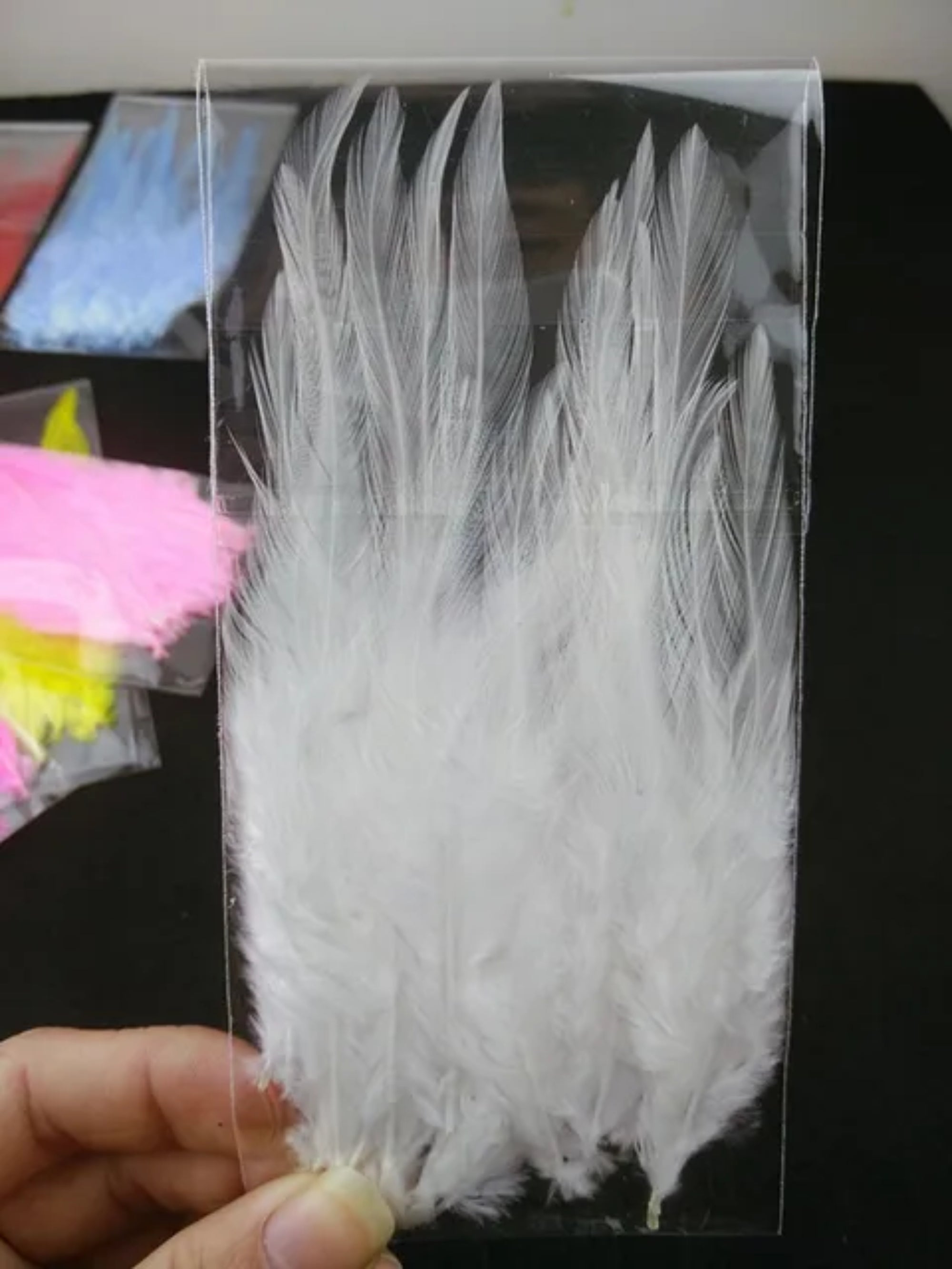 Feather Fancy Medium (20 Pcs)- White -