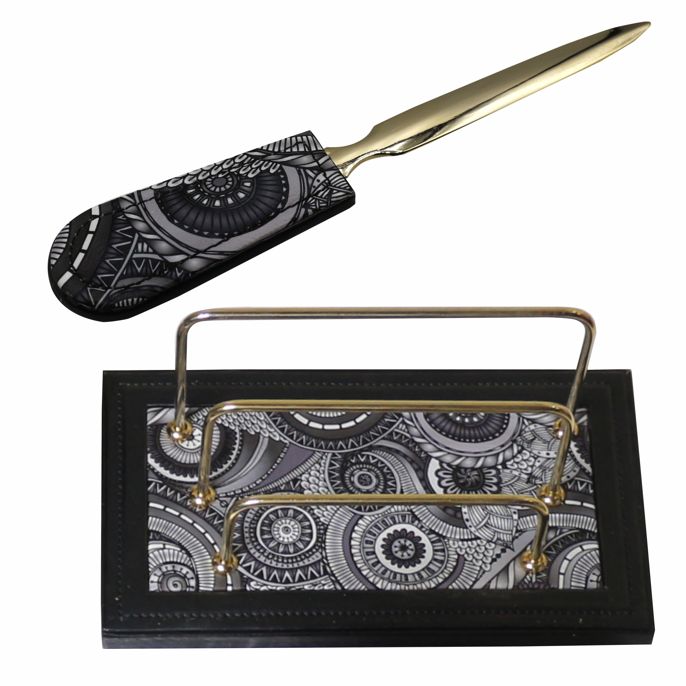 Sensa Luxury Executive Wooden Table Organizer 11pcs Set #245