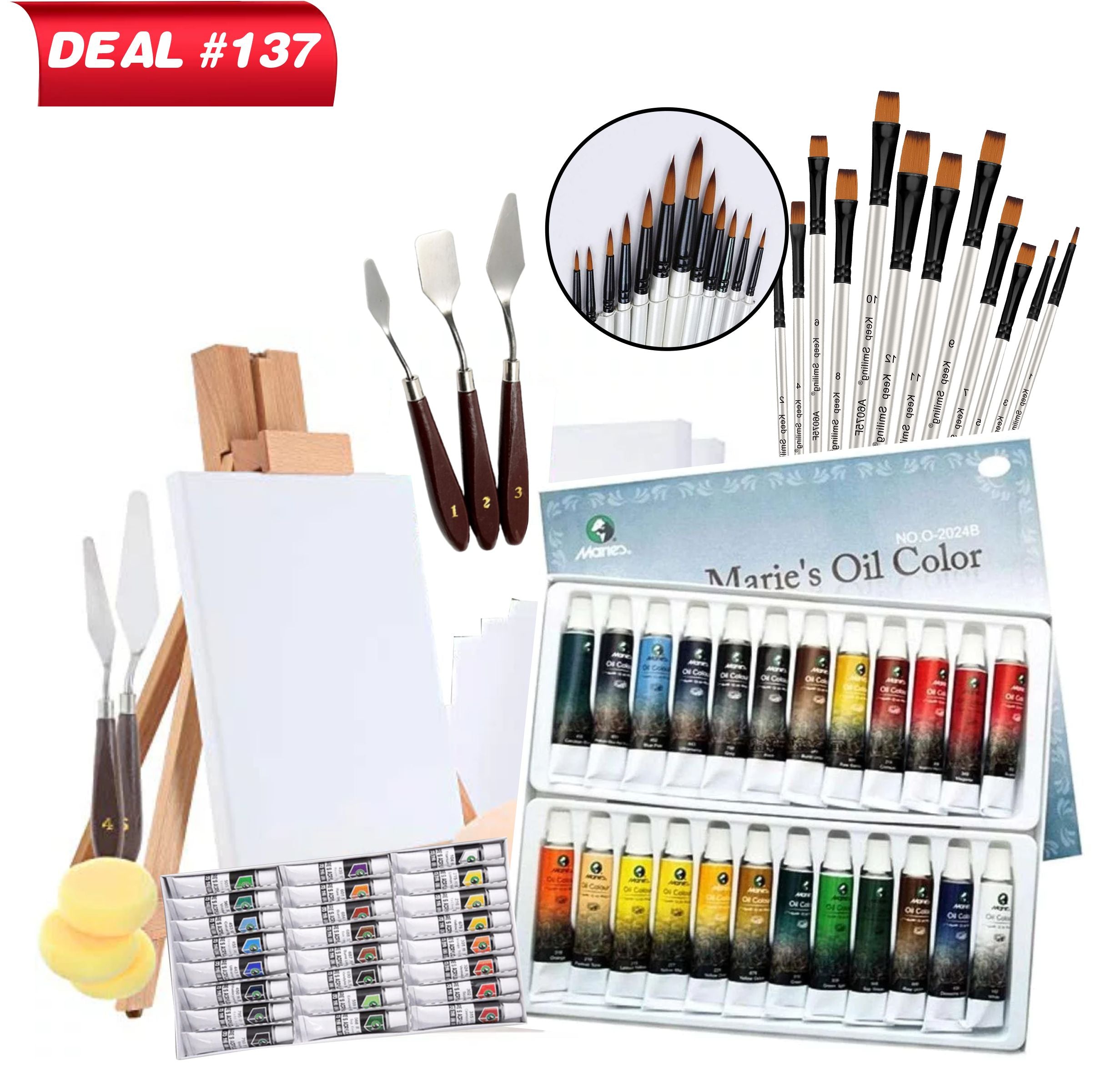 Oil & Acrylic Painting Kit For Professional Artist's, Deal No.137