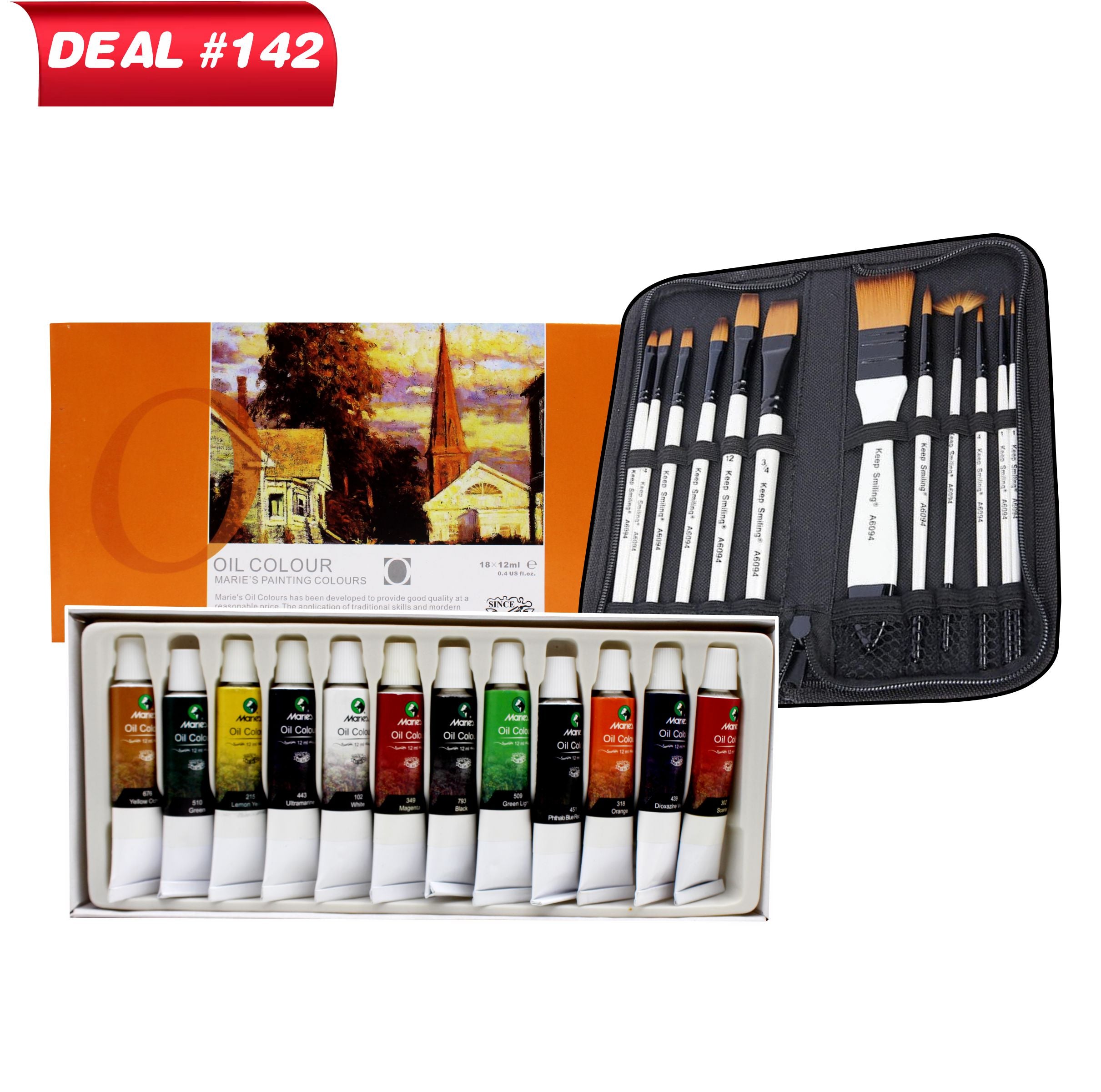 Oil Painting Kit For Beginners Artist, Deal No.142