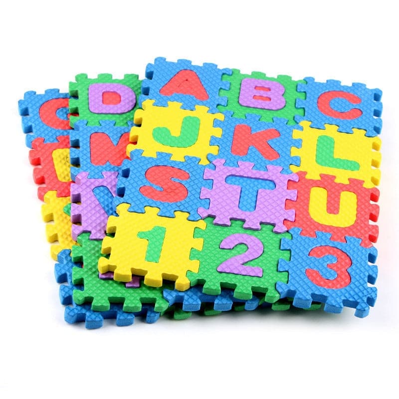 Eva Puzzle Foaming Mat Alphabet and Numbers