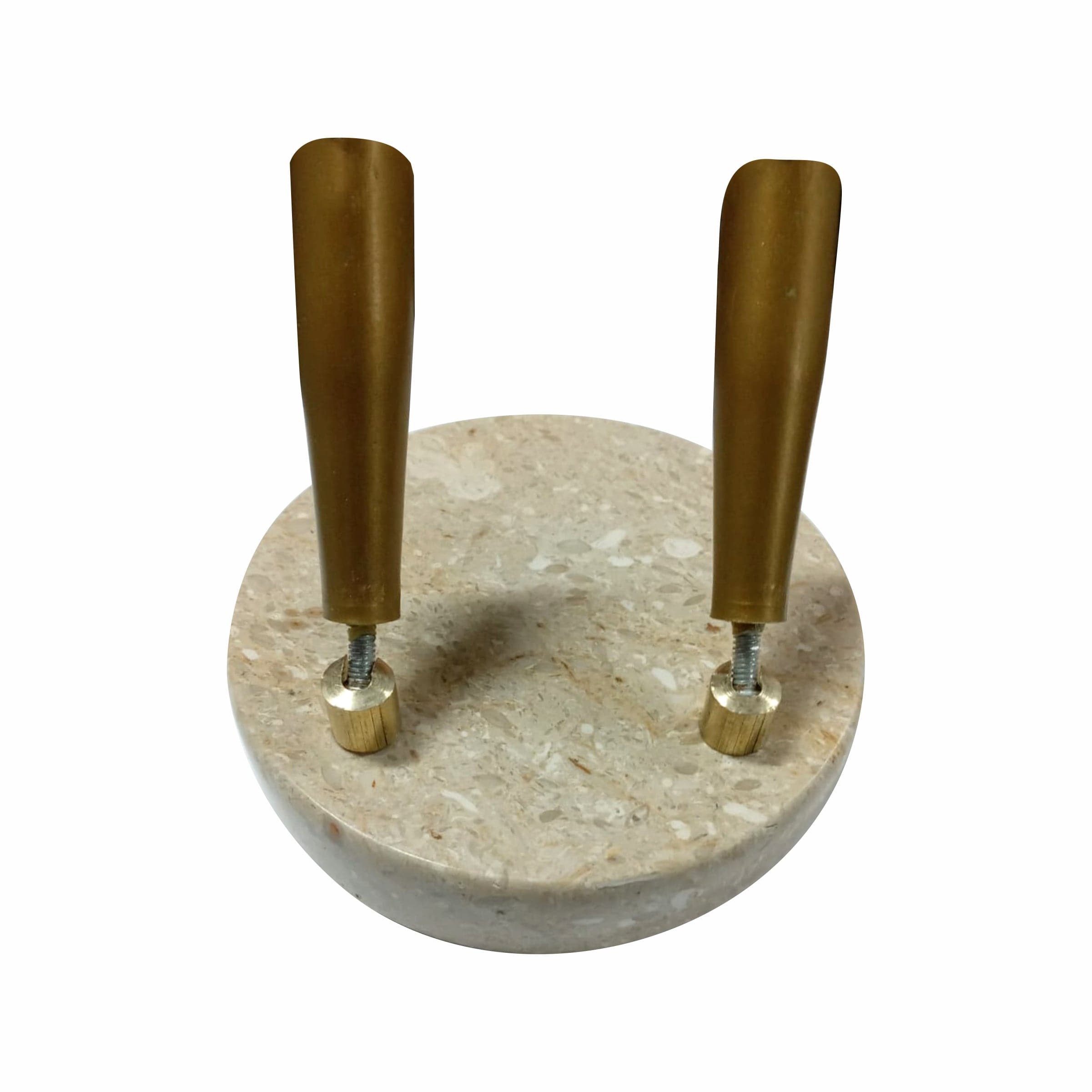 Pen Holder Marble Gol - Cream -4x4