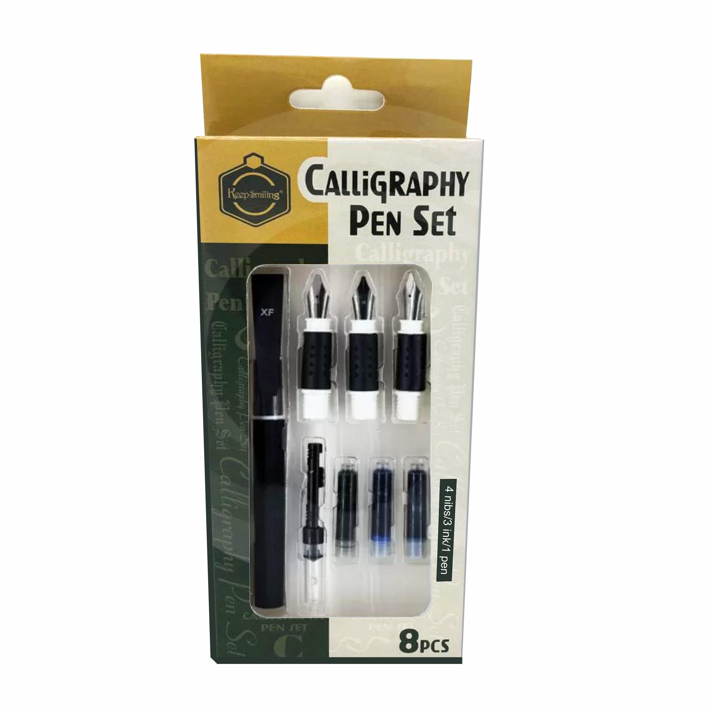 keep Smiling Calligraphy Pen Set