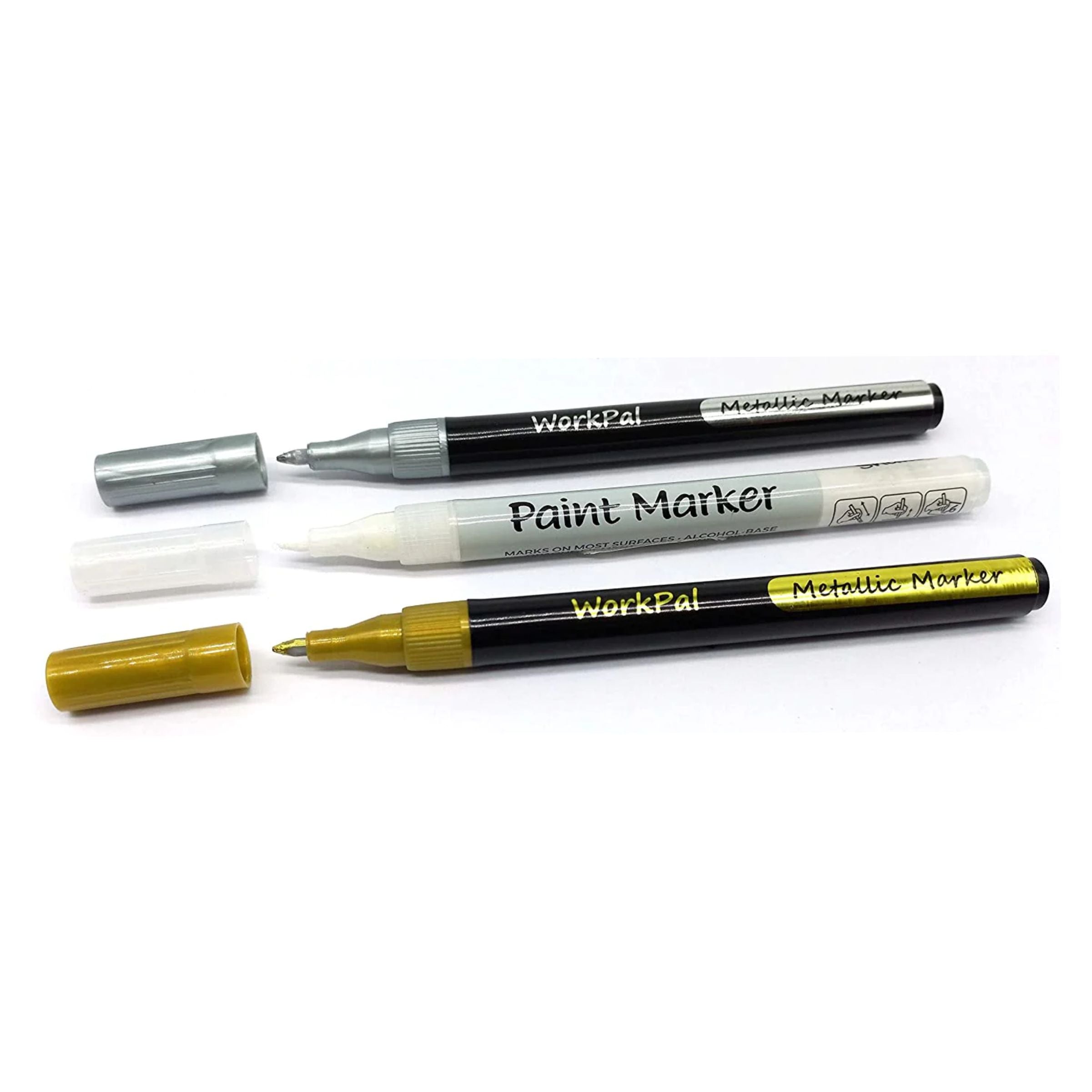Metallic Oil Based Fine Tip Paint Marker Single Piece