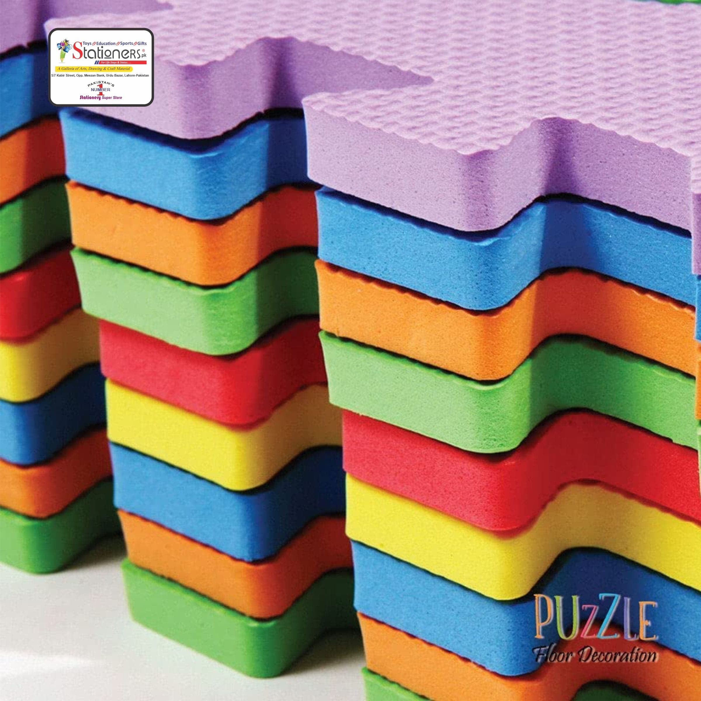 Kids Learning Eva Puzzle Foaming Mat 6pcs Set