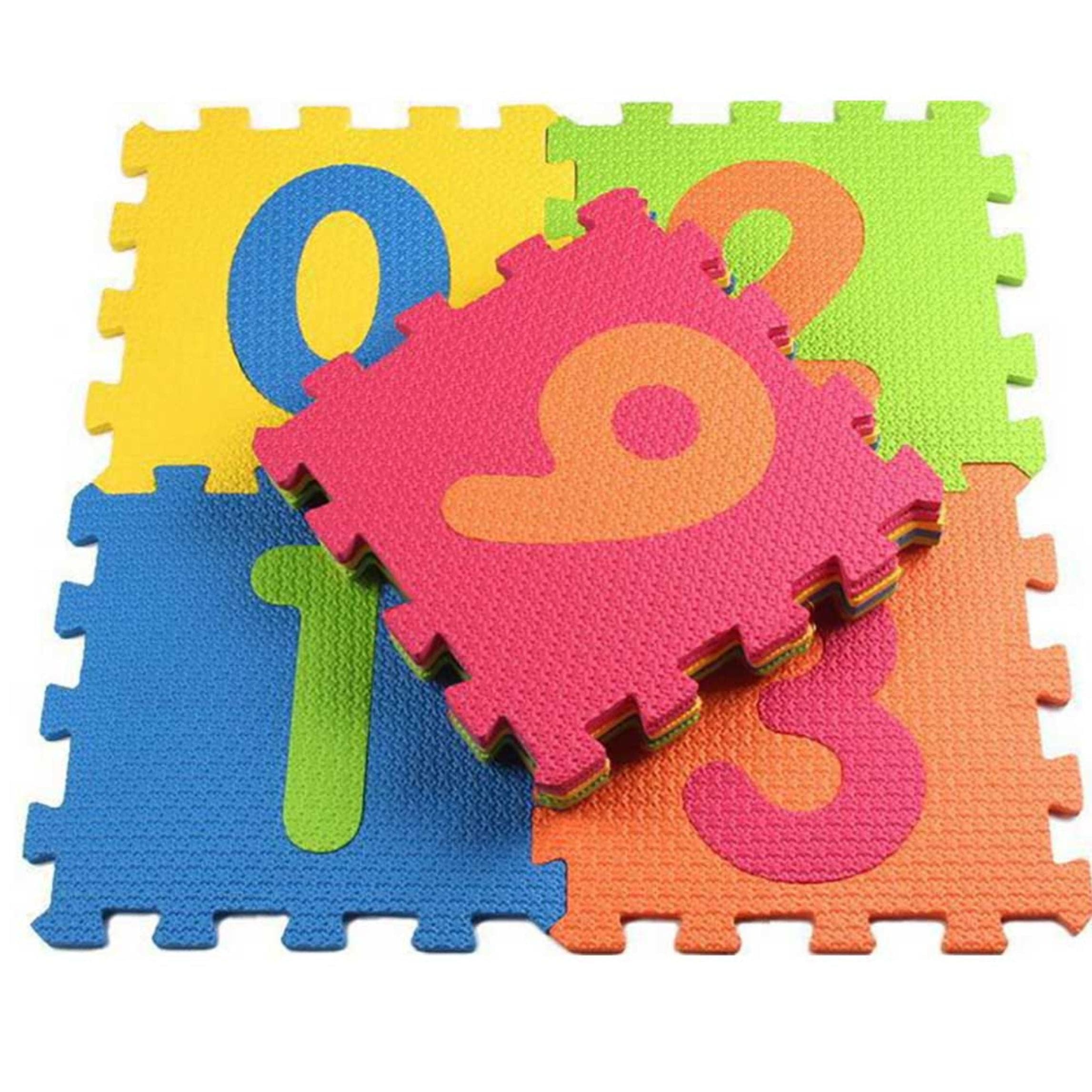 Kids Learning Eva Puzzle Foaming Mat Alphabet And Numbers 6pcs Set