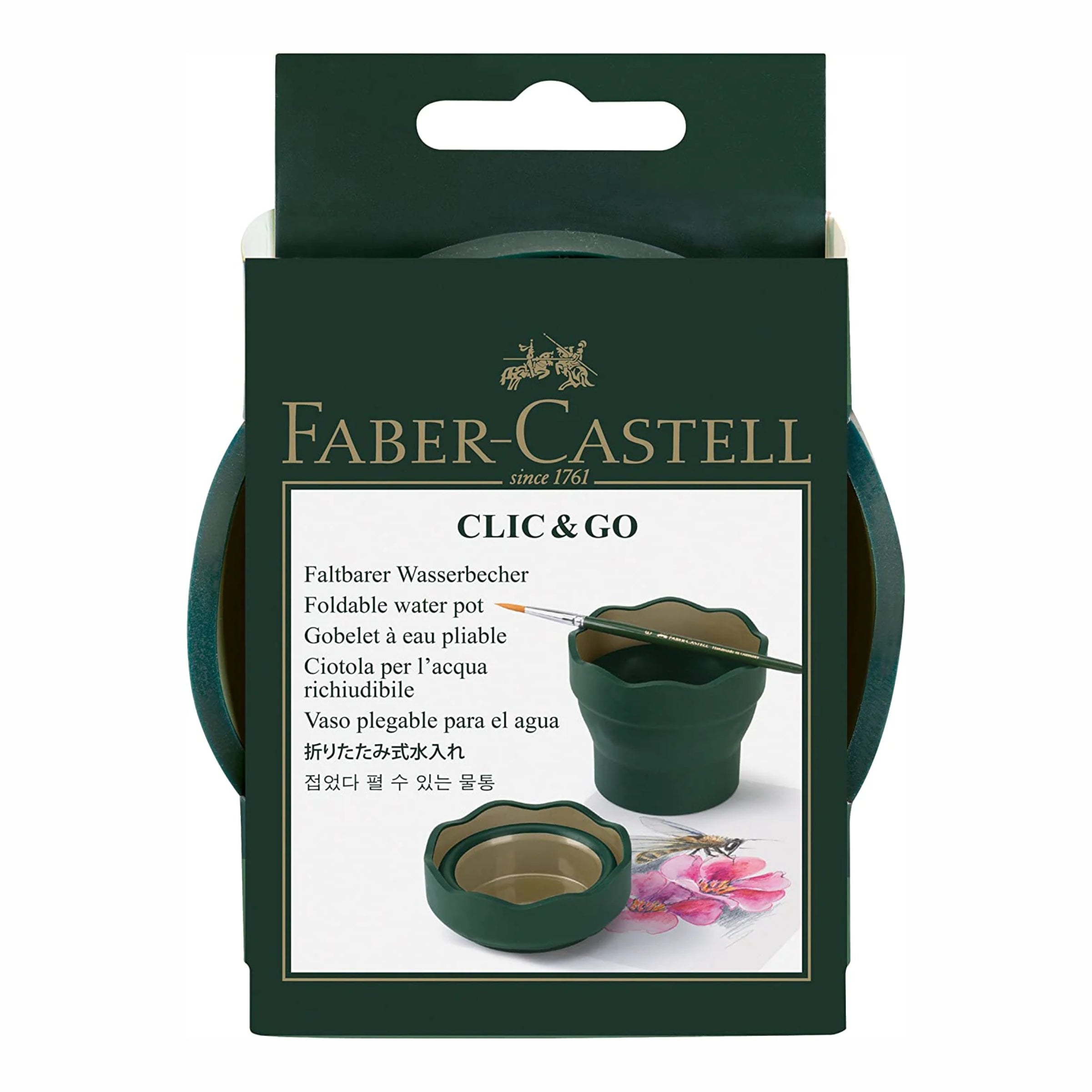 Faber Castell Clic & Go Green Artist Water Cup