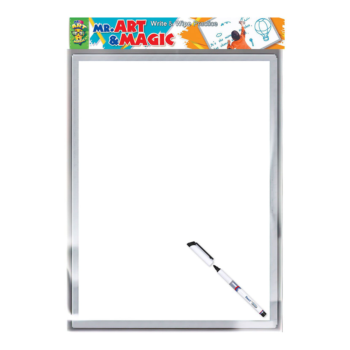 Fine Quality Formica White Board with Marker For Kids