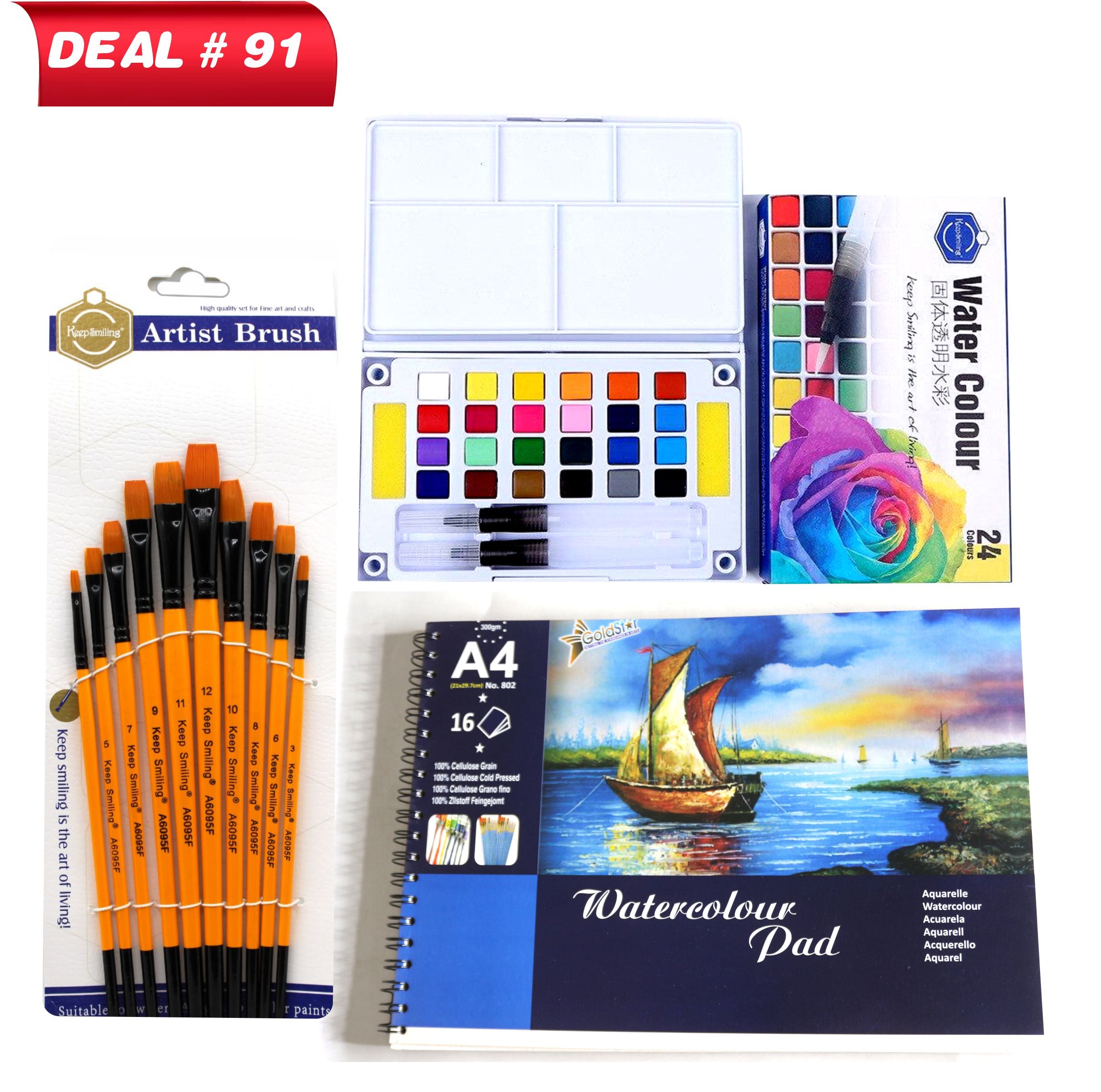 Watercolor Deal For Artist's. Deal No.91