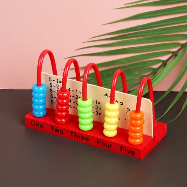 Kids Wood Material Learning Abacus Count Frame