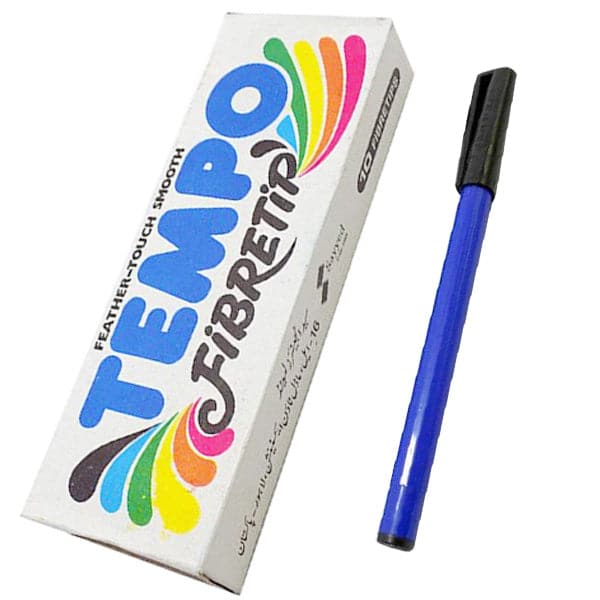 Tempo Fiber Tip Marker Pack of 10