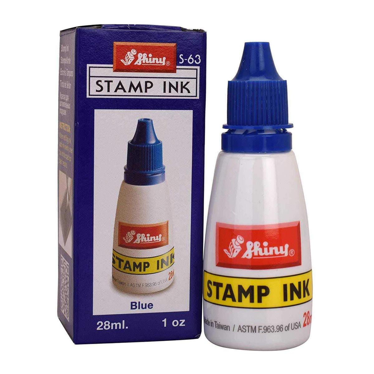 Shiny Non-Permanent Stamp Pad Ink 28ml – Stamp Refill Ink