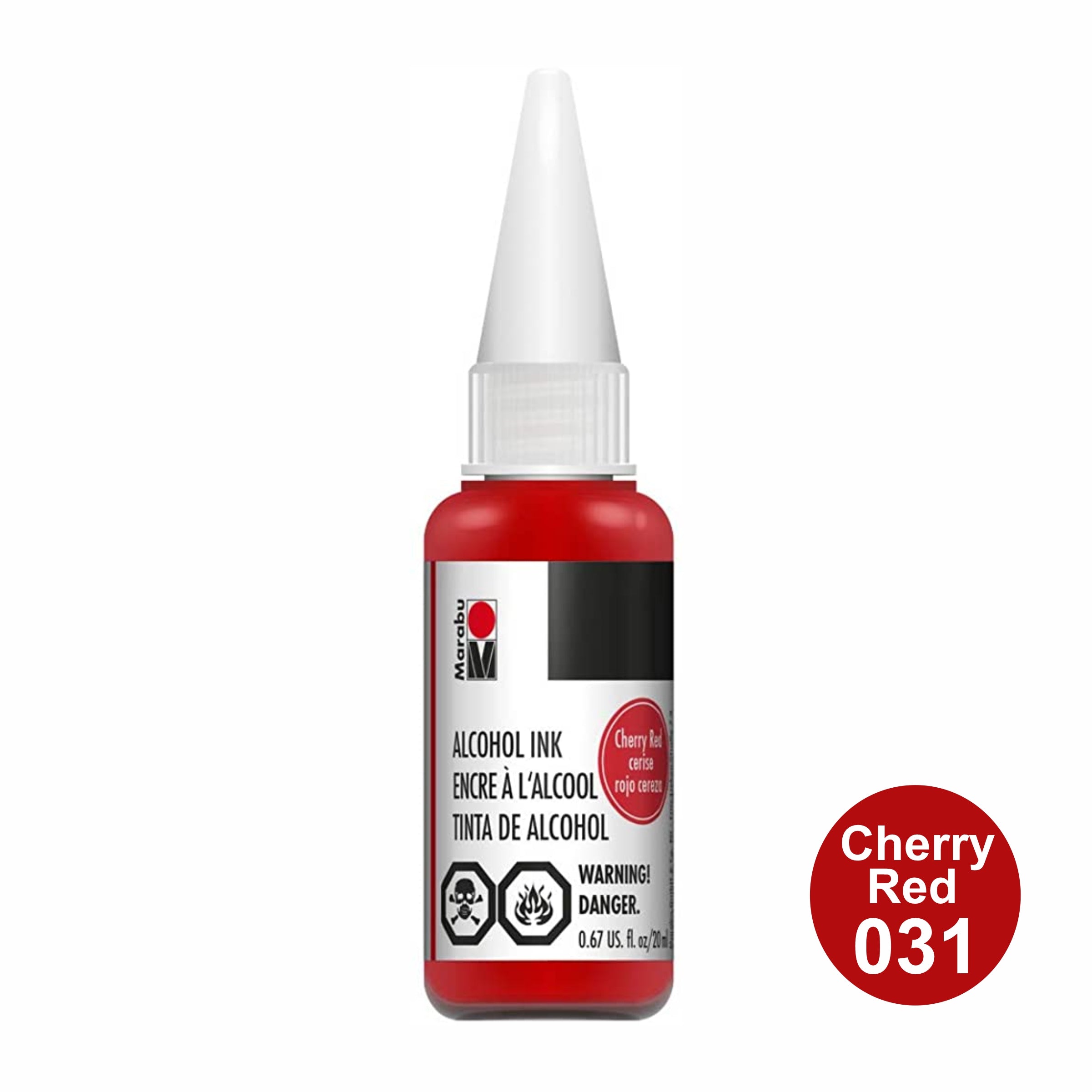 Marabu Alcohol Ink 20ml Cherry Red 031