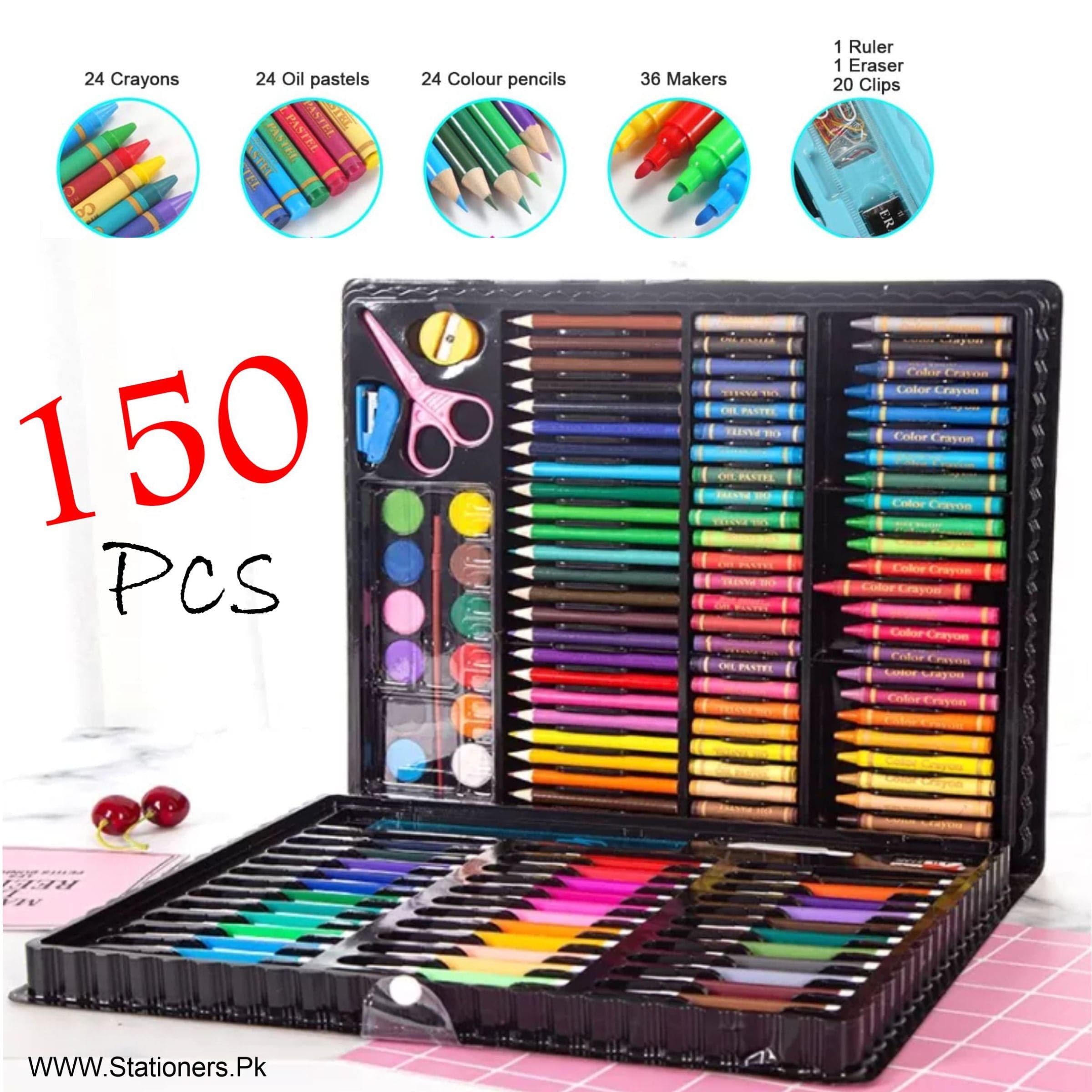 Kids 86pcs Coloring Set Painting Water Color Set 42pcs Set Art Set Children  Drawing Set Art Crayon Drawing Set