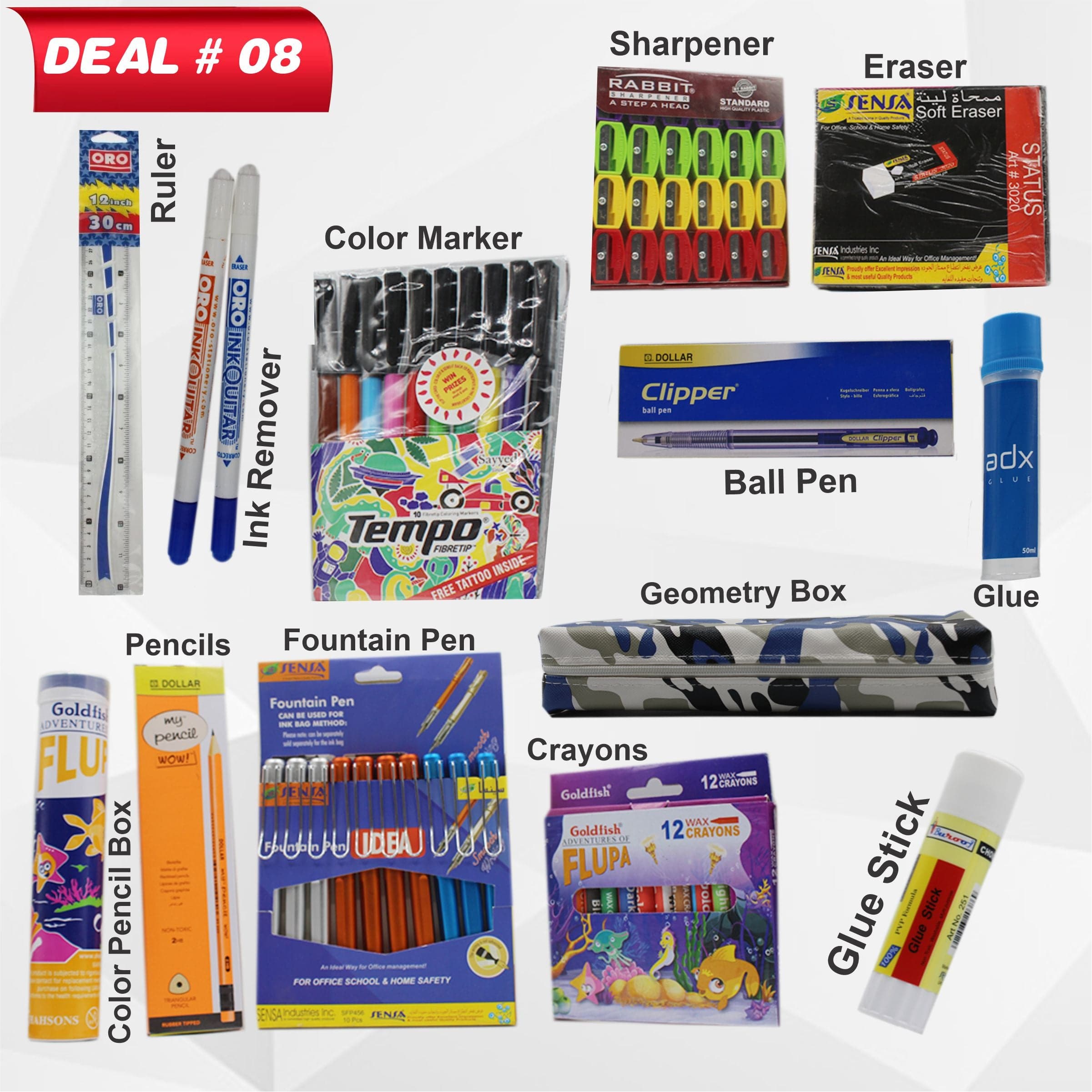 School Stationery Deal No 8