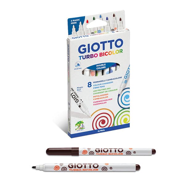 Giotto Turbo Maxi Fluo Markers Set Of 8 –