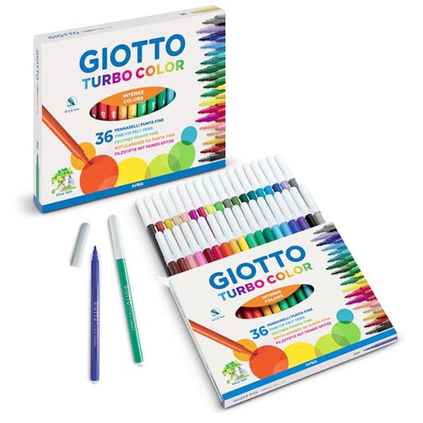 Giotto Turbo Color Markers 36 pcs set