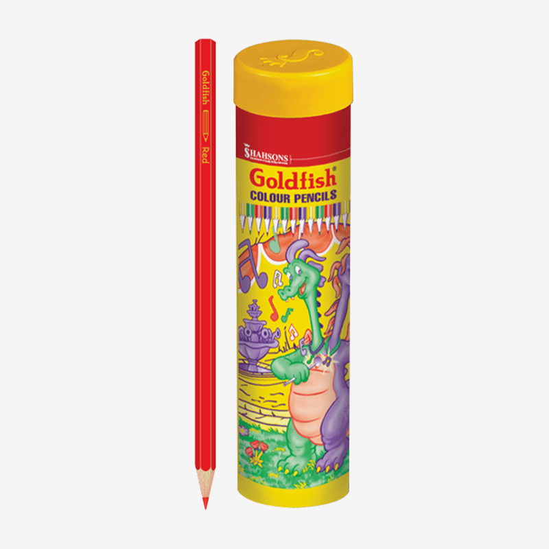 Goldfish Flupa Color Pencils Jar