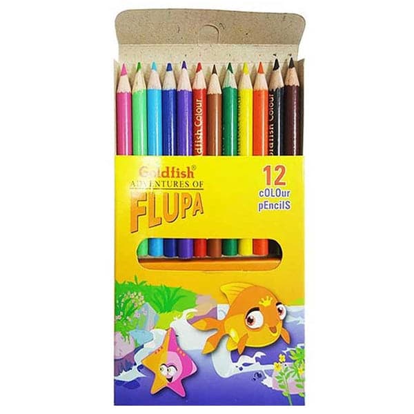 Goldfish Flupa Color Pencils Half