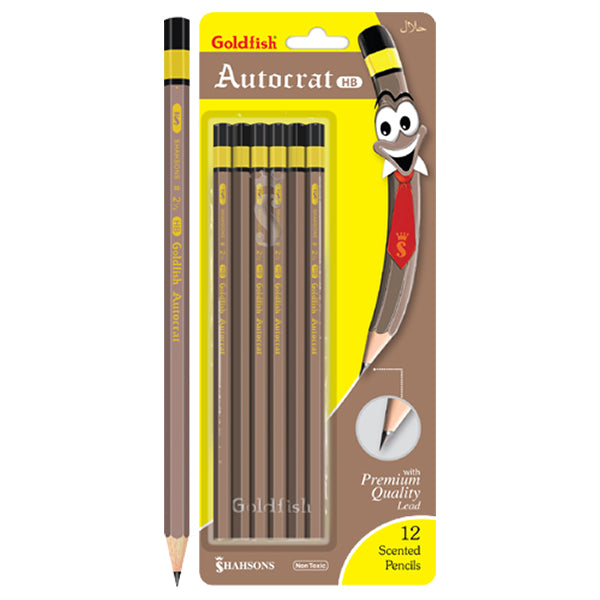 Goldfish Autocrat HB Lead Pencil Pack of 12