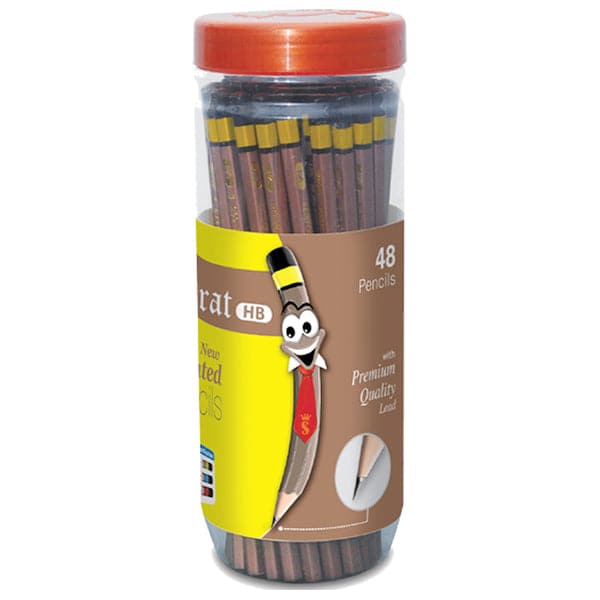 Goldfish Lead Pencil Jar Hb-21/2 5000 (48pcs)