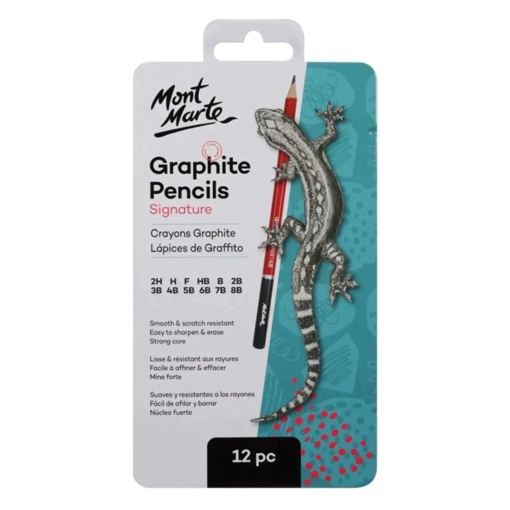 Mont Marte Graphite Pencil Set of 12