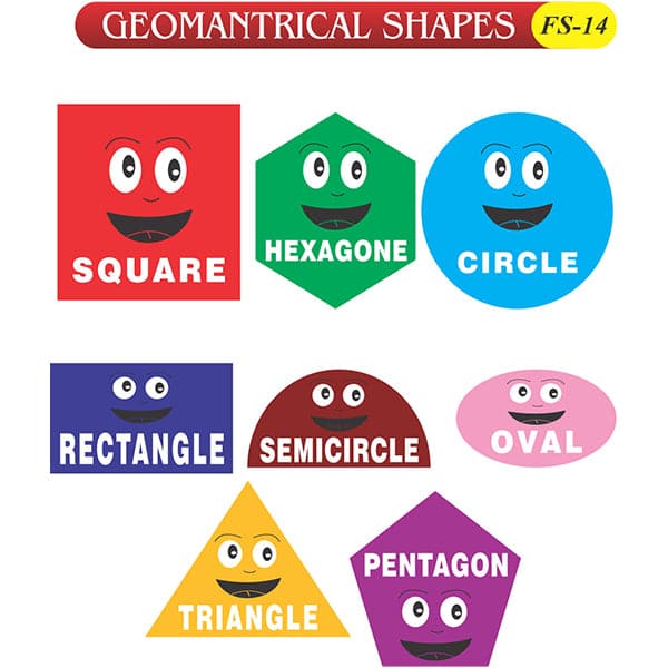 Geomantrical Shapes Fs-14 Colored