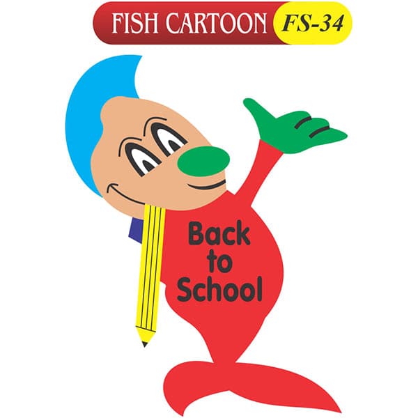 Fish Cartoon Fs-34 Coloured