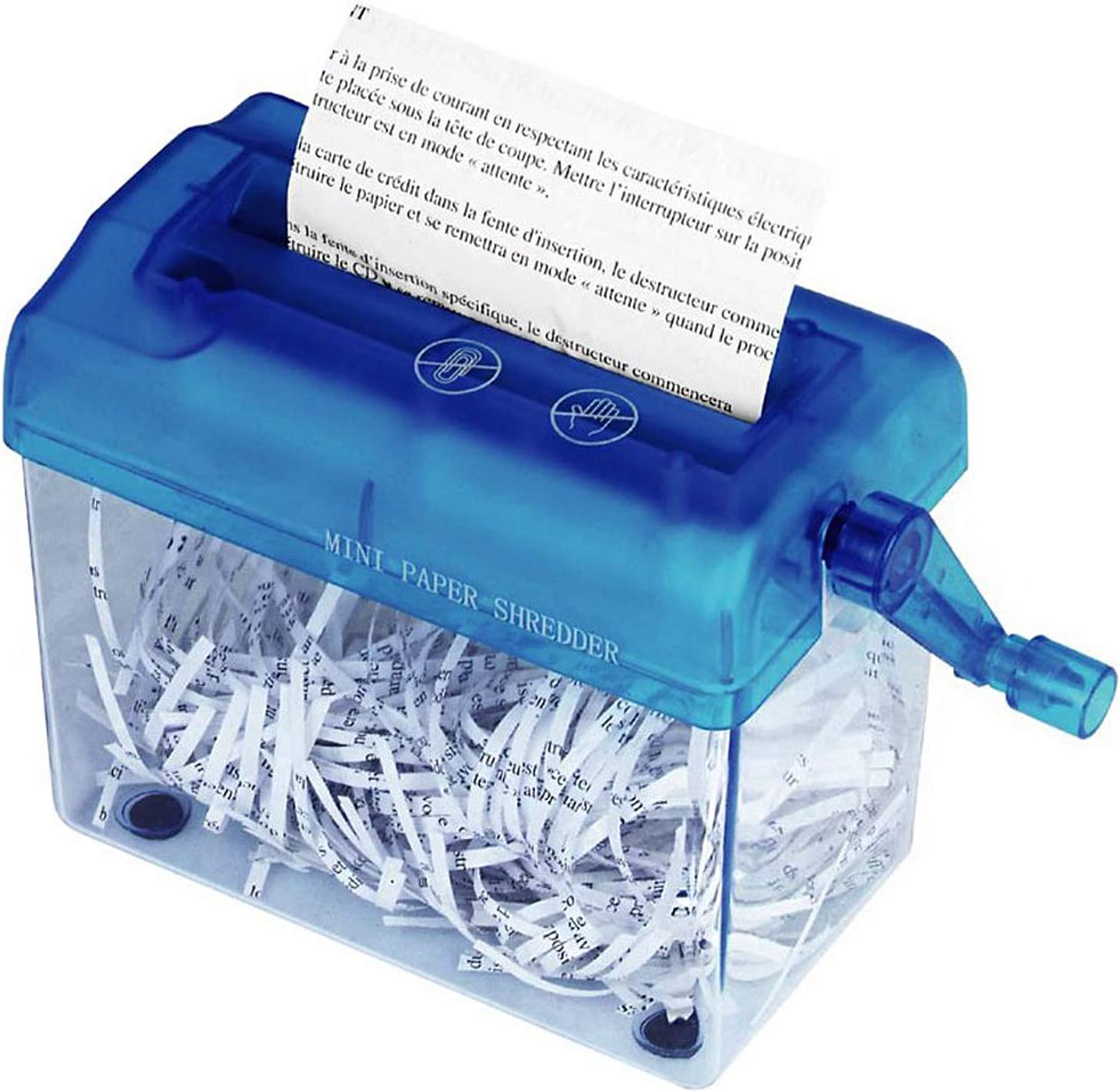 Portable Mini A6 Hand Manual Paper Shredder