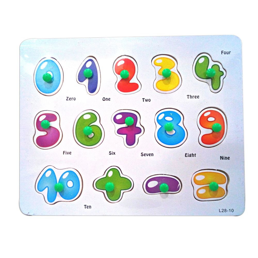 Wooden Puzzle Numbers Learning Board