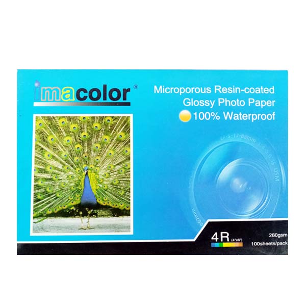 Ima Glossy Photo Paper 6X4 White