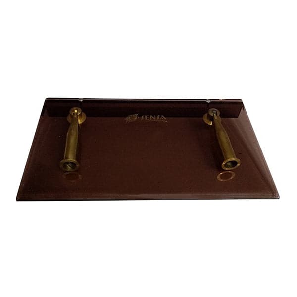 Pen Holder Metal Brown