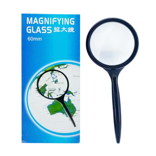 Magnifying Glass Black Fine 60MM