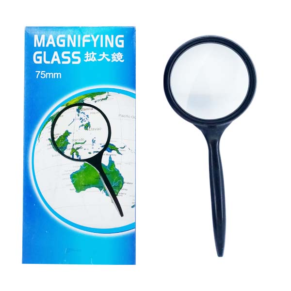 Magnifying Glass Fine Black