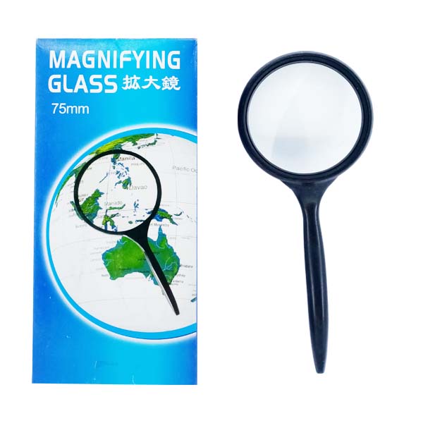 Magnifying Glass Fine Black