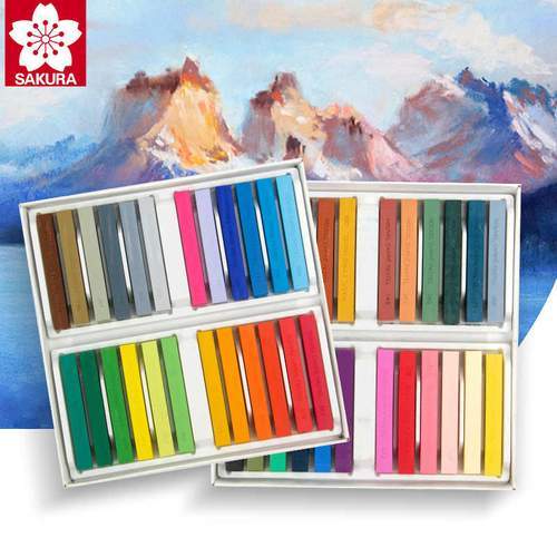 Sakura Nouvel Carre Pastels Colour Set Of 24 (This item is in stock. If you’d like to order, please contact us on WhatsApp. Orders are placed there, and payment must be made in advance)