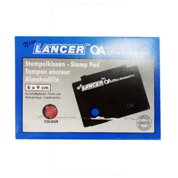 Lancer Stamp Pad Small 6 X 9cm