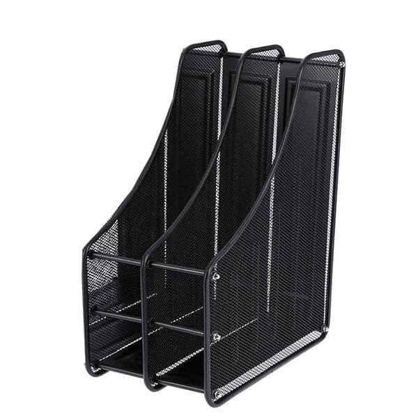 Metal Mesh Magazine File Rack
