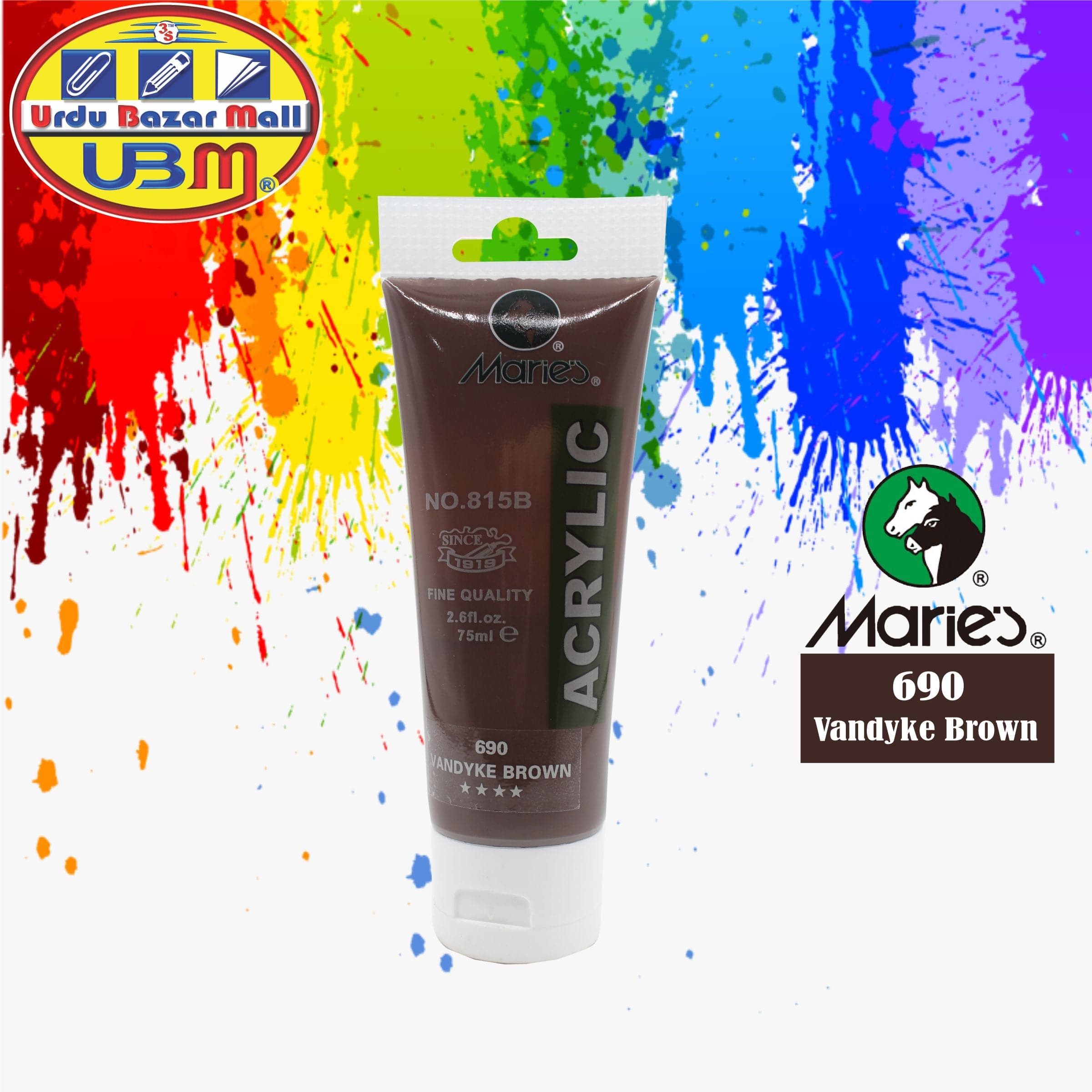 Maries Acrylic Paint Tube 75ml