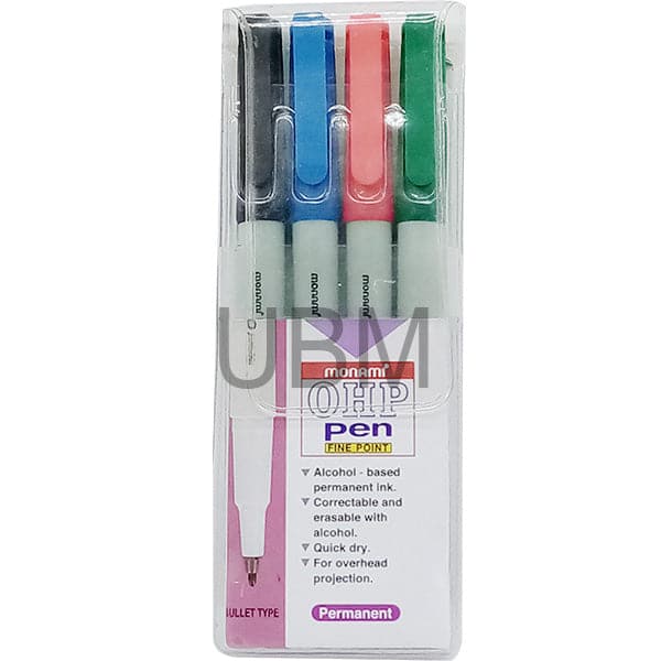 Monami Permanent OHP Marker Set