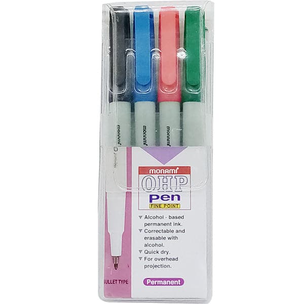 Monami Permanent OHP Marker Set