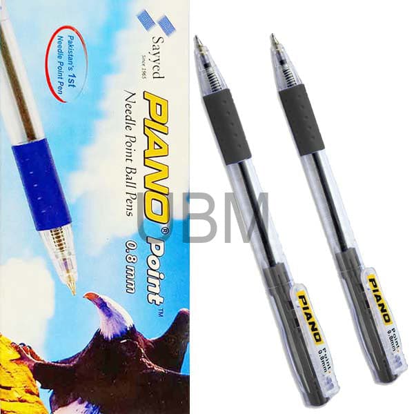 Piano Point Ballpoint Pen 0.8mm Pack of 10