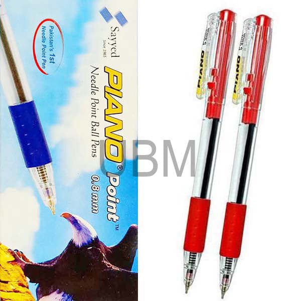 Piano Point Ballpoint Pen 0.8mm Pack of 10