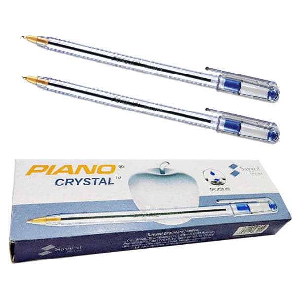 Piano Crystal Ballpoint Pen Pack of 10