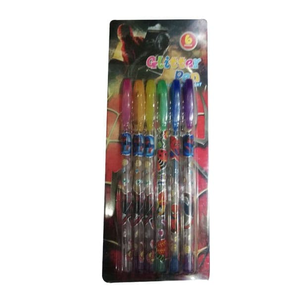 Glitter Pen 6 Colour (029-6)