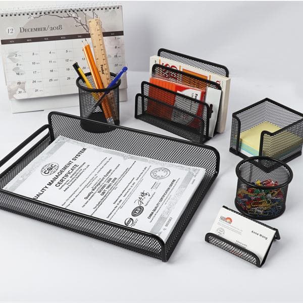 https://stationers.pk/products/table-set-metal-mesh-desk-organizer