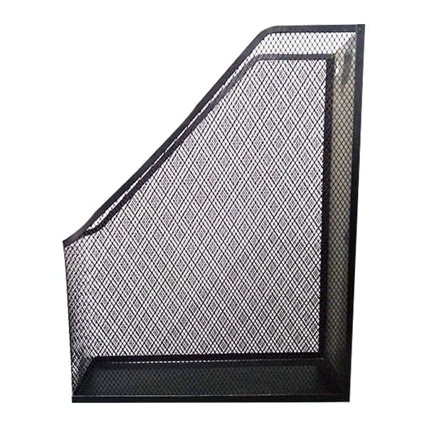 File Rack Metal Jali Black Singal Port