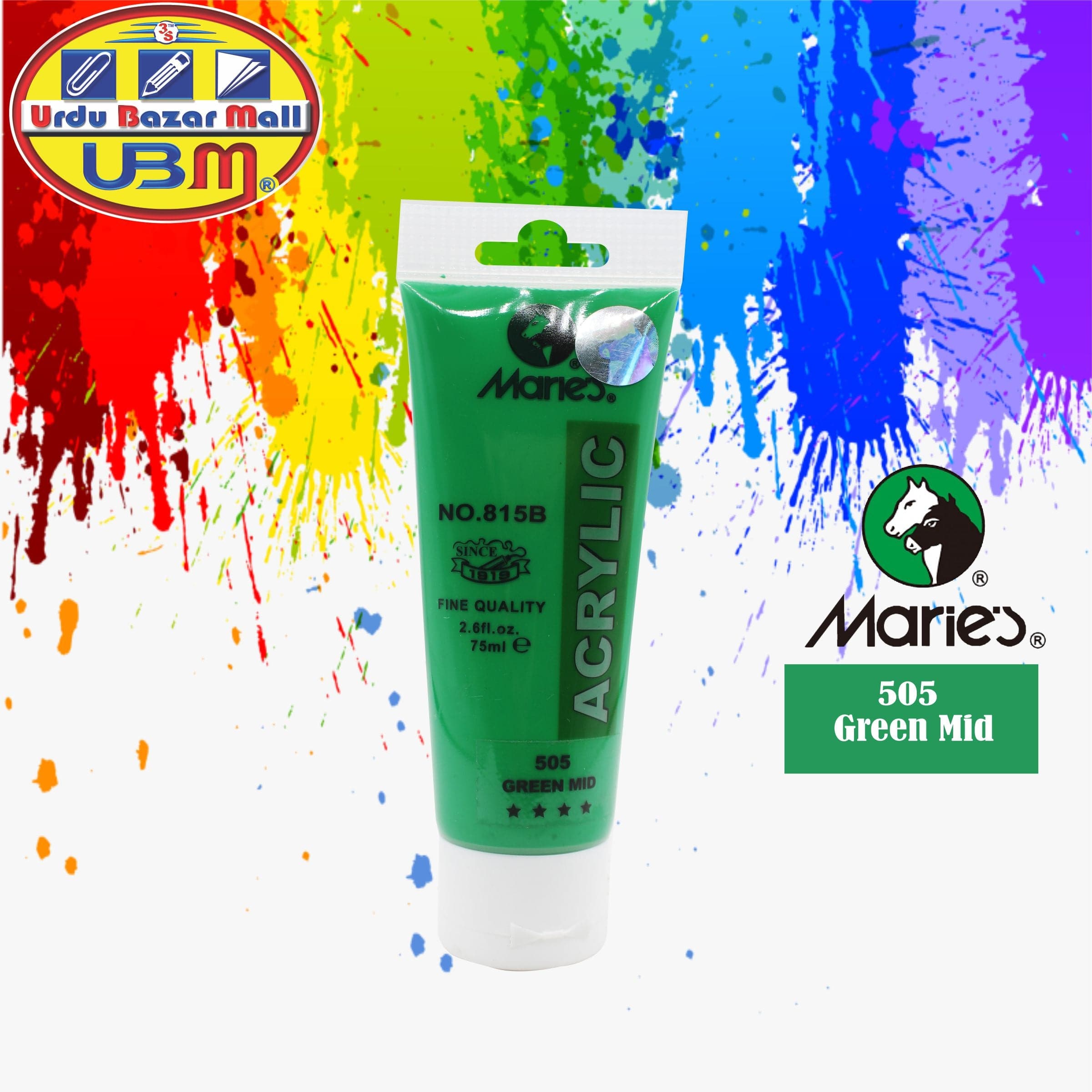 Maries Acrylic Paint Tube 75ml